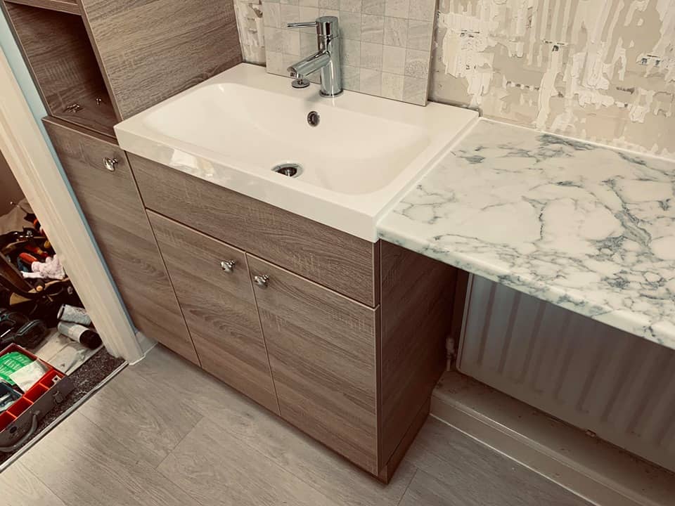 Andy & Bee’s New Bathroom in Bolton | McNally Joinery Ltd